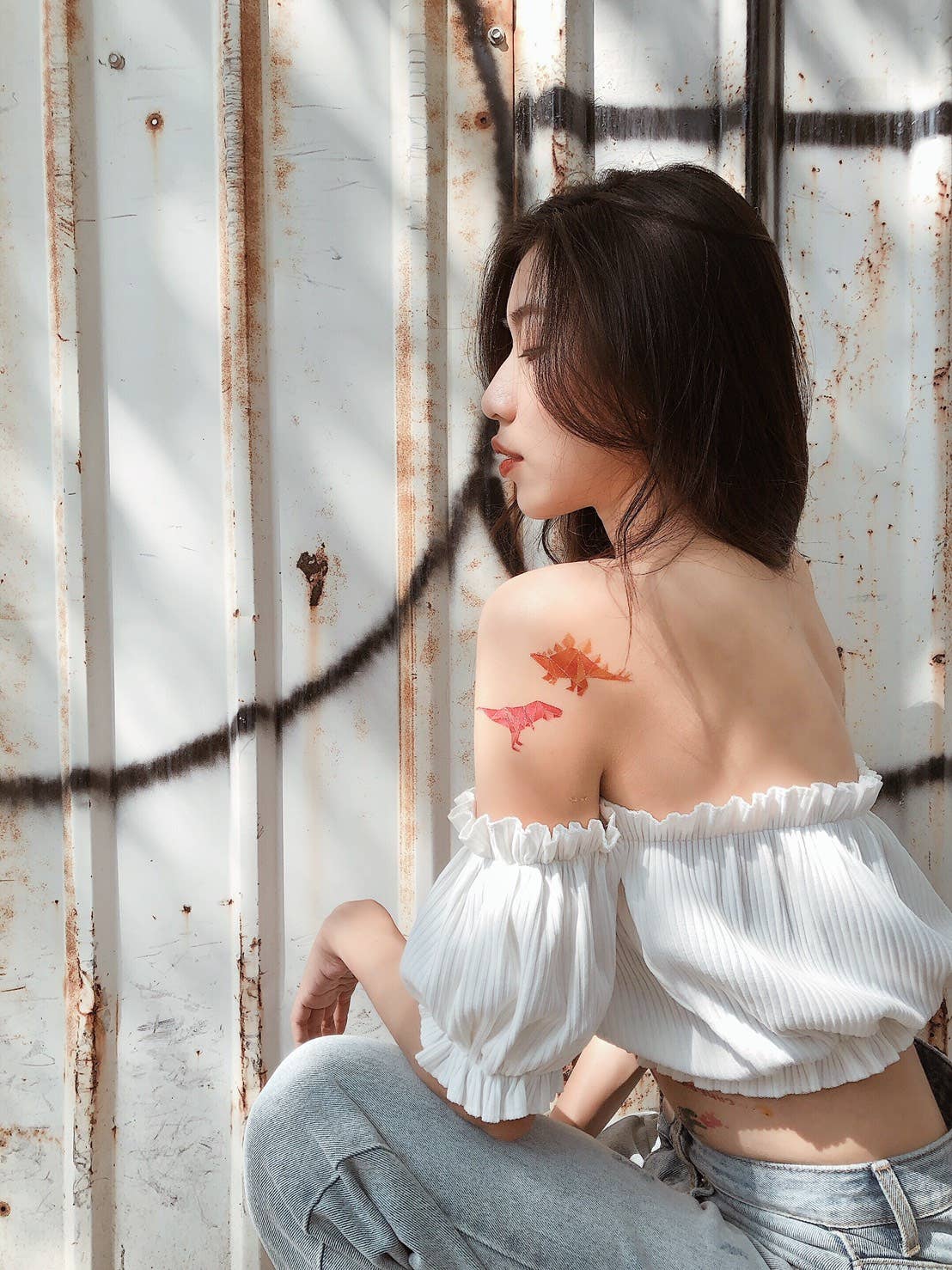 PAPERSELF – wholesale Temporary tattoo – Geo Dino Temporary Tattoos Stickers5