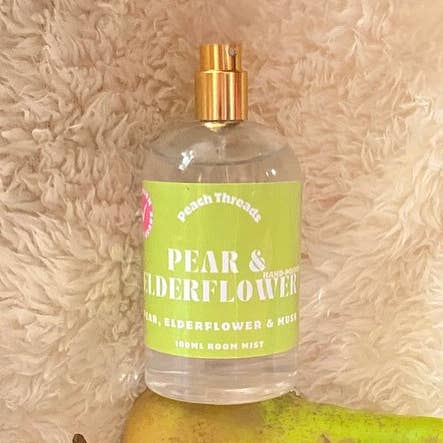 Peach Threads – wholesale Room & linen spray – Pear & Elderflower Natural Room Mist. Linen Spray.Room Spray0