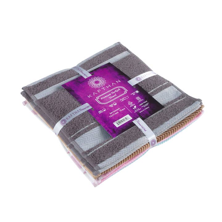 KAFTHAN – wholesale Towel set – KAFTHAN Personalized Turkish Towels - Washcloths Set of 10