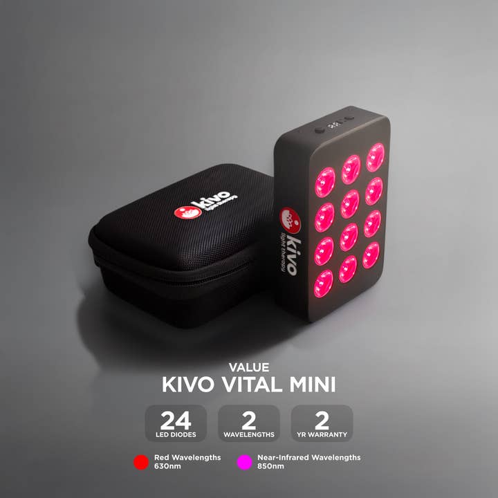 Kivo Mini : Lampe rouge portable pour la vente par Kivo Red Light Therapy