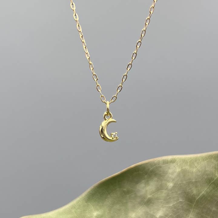 Something Silver - Wholesale Pendant/Charm Necklace - Celestial Crescent Moon Necklace2