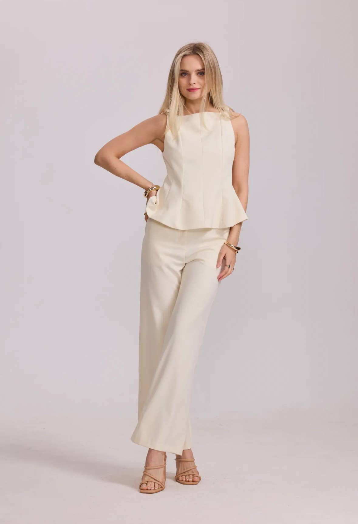 Frime - Wholesale Blouse - Women's - Knot strap top - 314615