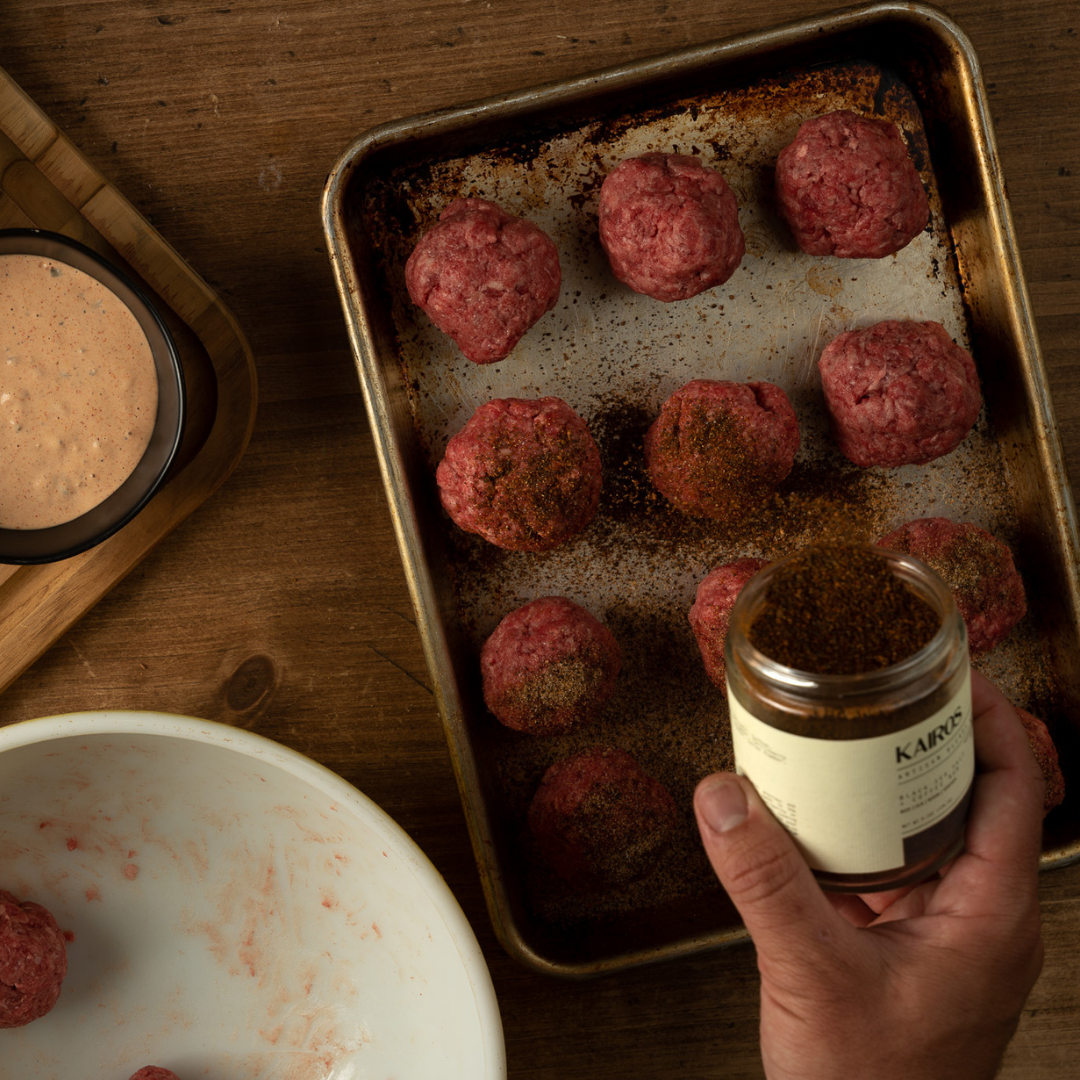 Kairos Artisan Blends - Wholesale Dried Spice Mix - Black Sea Salt & Coffee Rub6