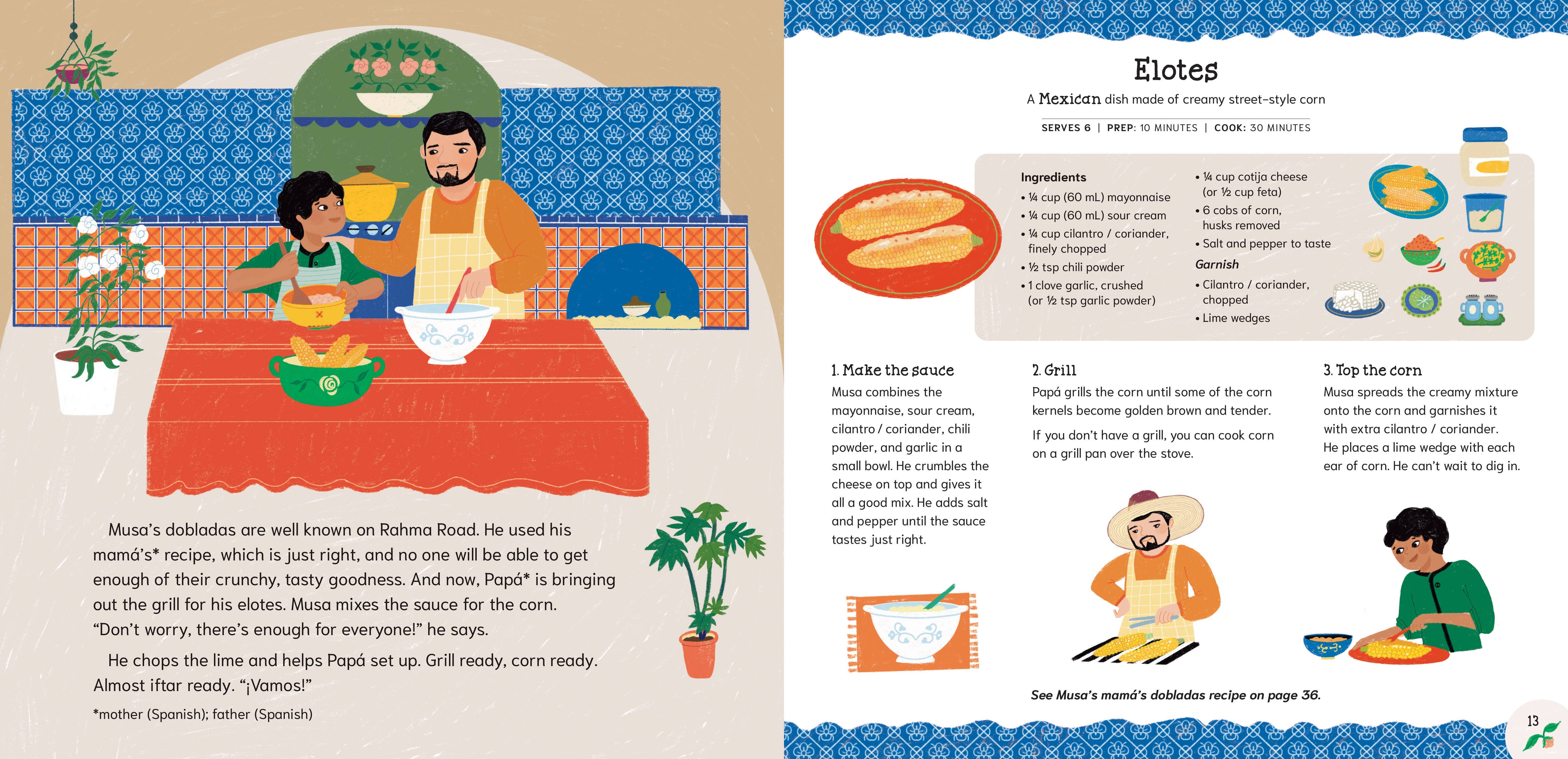 Barefoot Books - Wholesale Cookbooks & Food - Ramadan on Rahma Road: A Recipe Storybook2