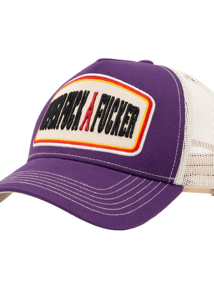 Trucker Cap 'Never Fuck A Fucker' i Blomme for engroshandel hos KING KEROSIN