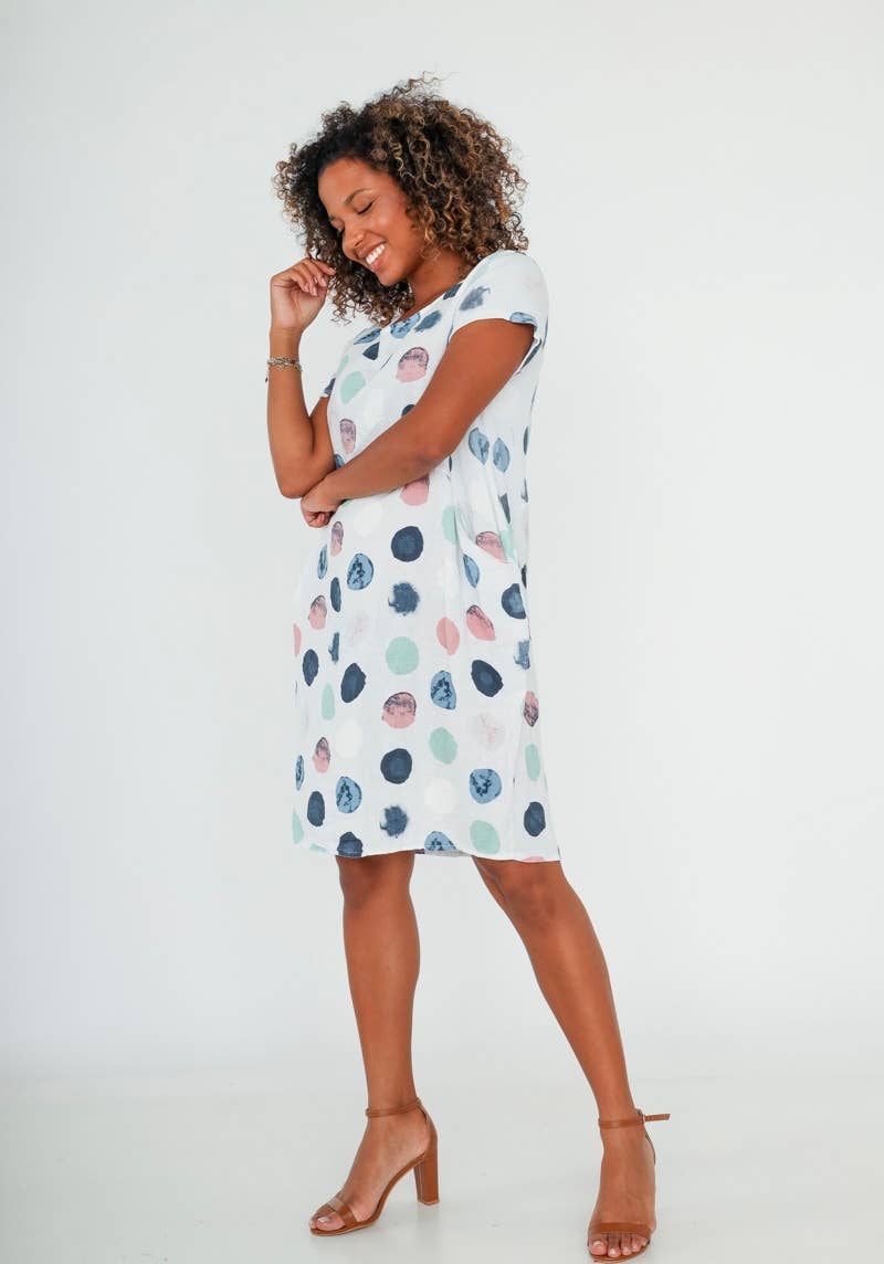 LINEN & COTTON HOUSE - Wholesale Jurk - Dames - 3533 jurk van linnen | dameskleding9