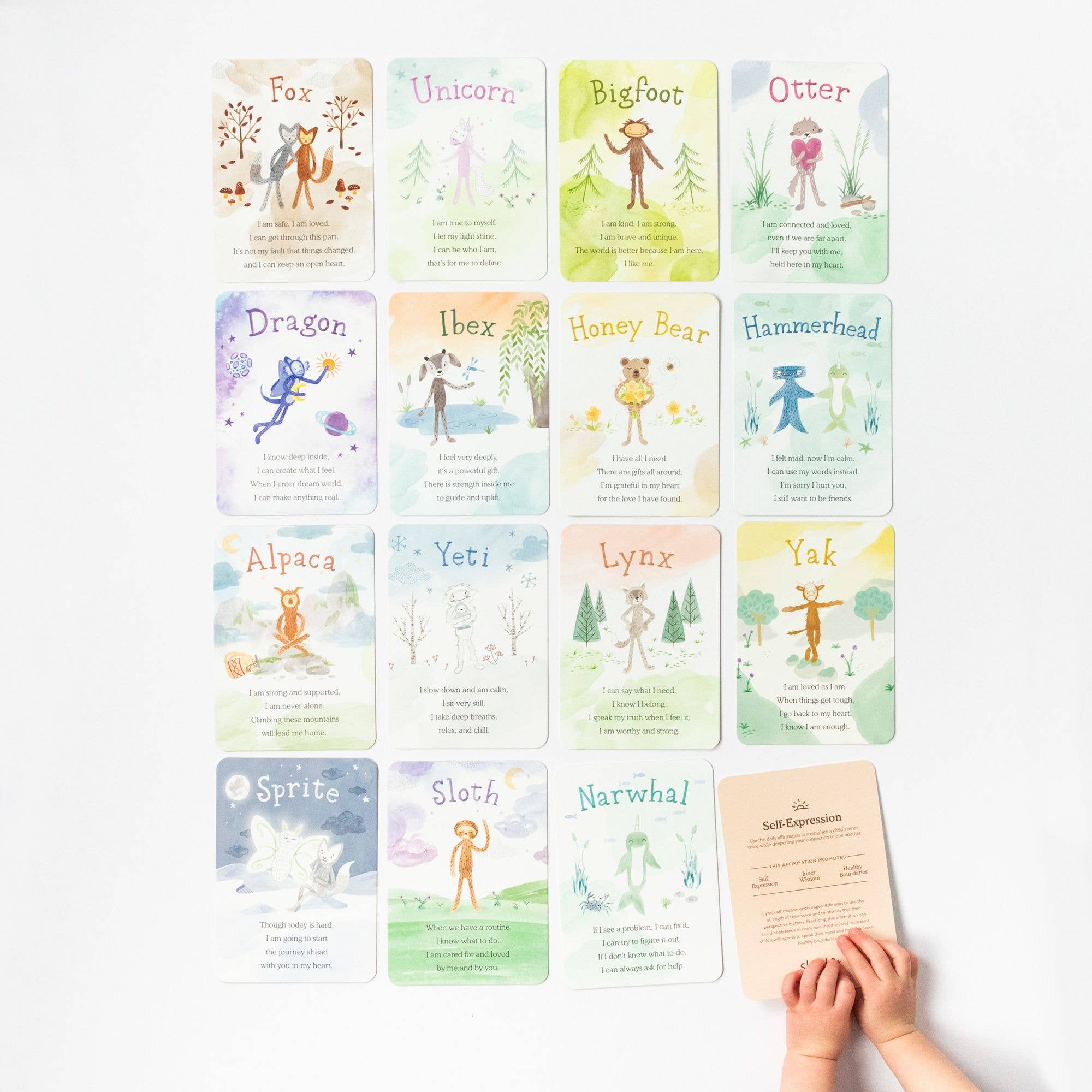 Slumberkins Inc. - Wholesale Learning Cards - Kids & Baby - Affirmation Card Deck1
