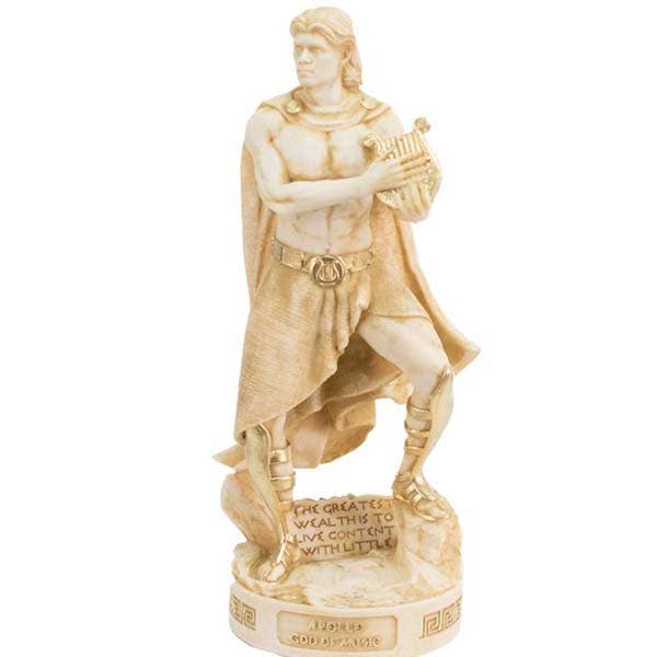 Art Culture Deco - Wholesale Sculpture - Apollo God Of Music Statue Home Decor Gift 24.5 cm1