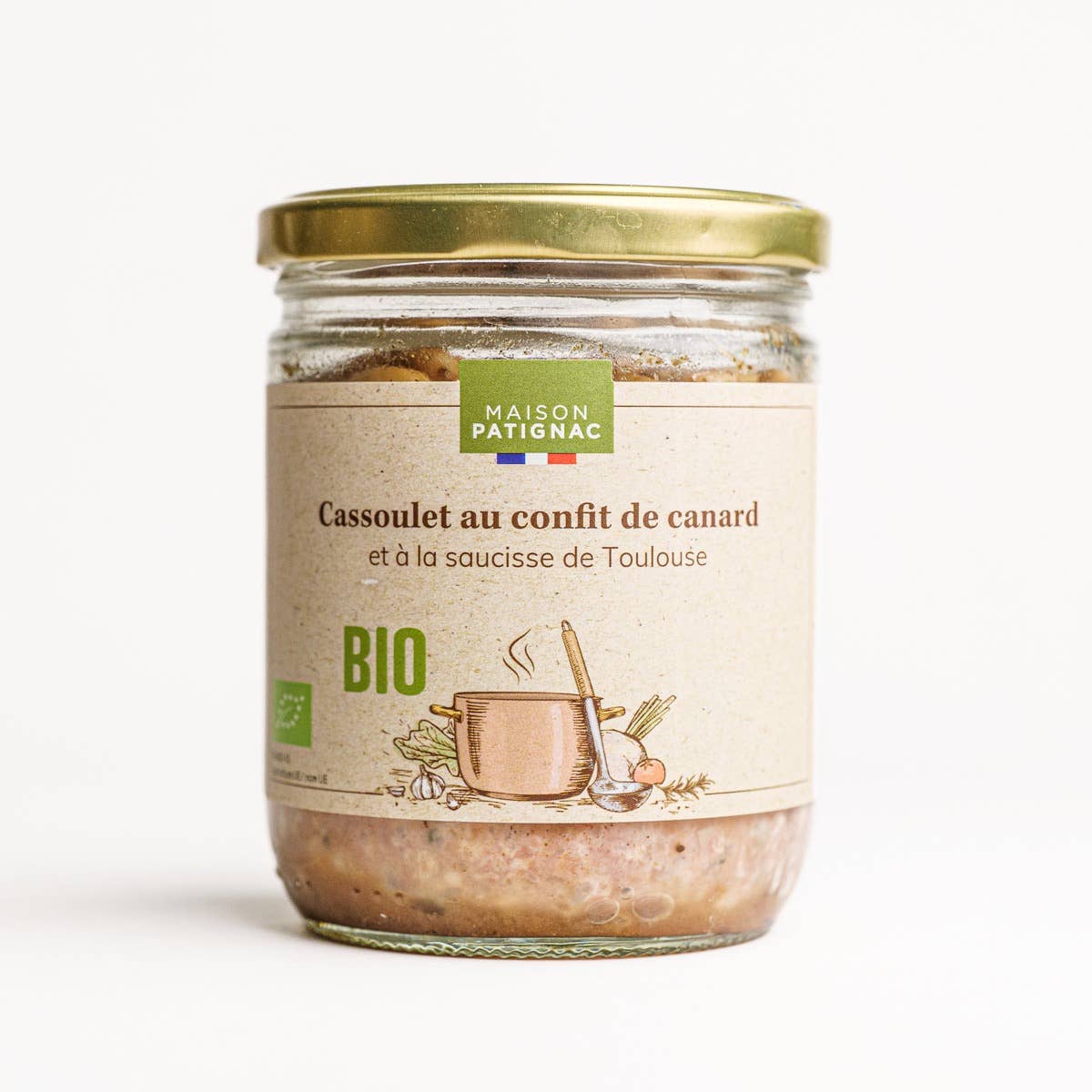 MAISON PATIGNAC - Wholesale Sauce - CASSOULET WITH CANDIED DUCK AND TOULOUSE SAUSAGE0