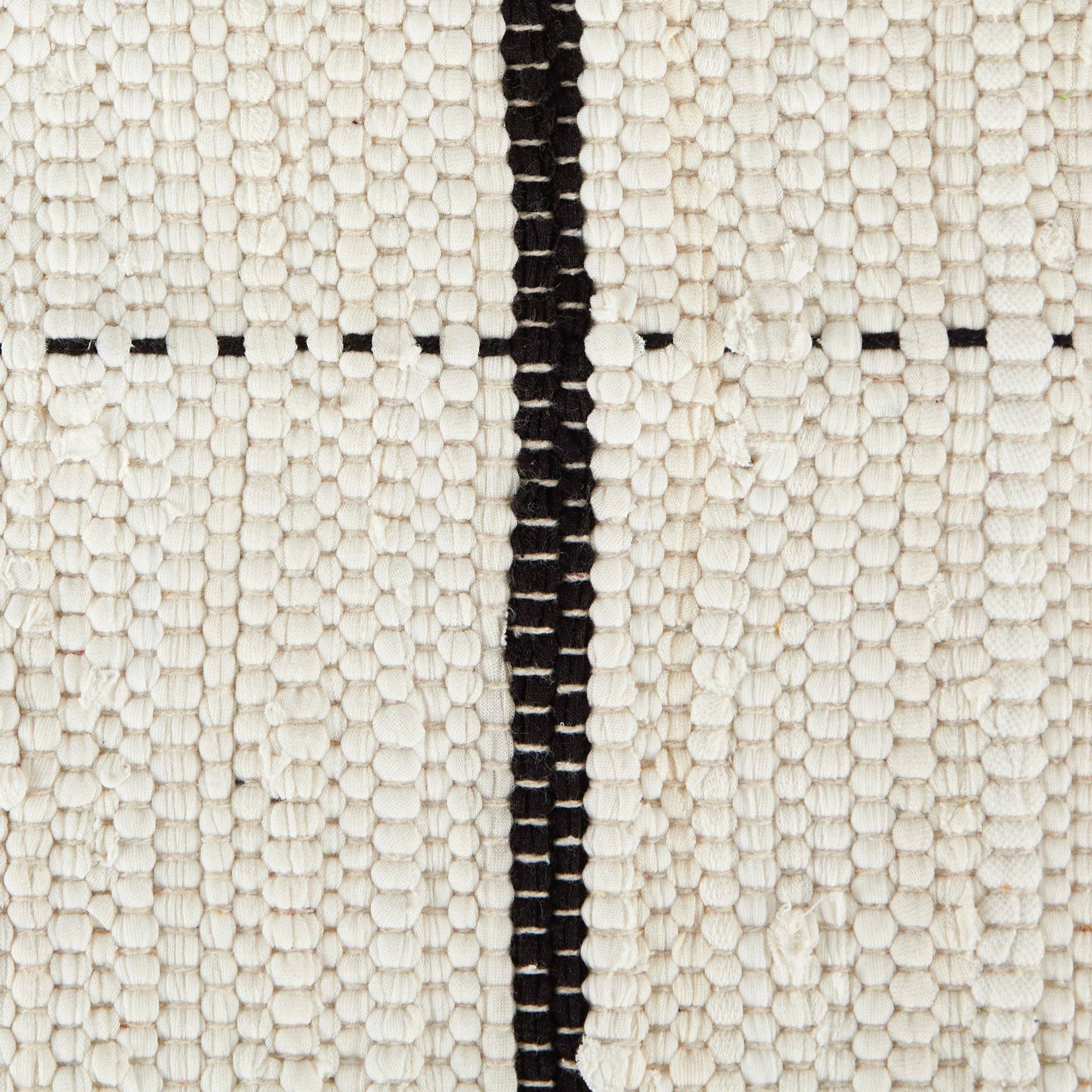 Welcome Home Unbeatable Deals - Wholesale Area Rug - Cream & Black Farmhouse Check Rug 2x31