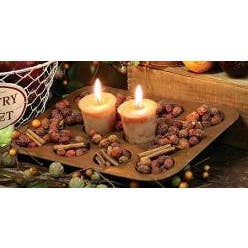 Homespun Heart - Wholesale Decorative Plate/Dish/Bowl - Rusty Muffin Pan1