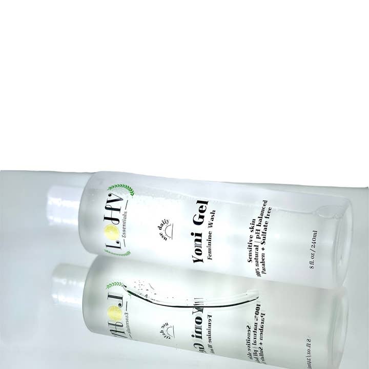 LOHV ESSENTIALS - Wholesale Intimate Cleanser/Wipe - PREMIUM YONI GEL Feminine Wash Eliminate Odor, Cleanse Vulva, Maintain a Healthy pH with Palm Kernel Oil + Aloe Vera Leaf4