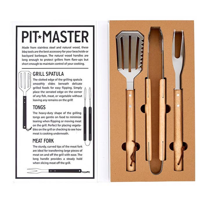 Santa Barbara Design Studio by Creative Brands - Wholesale Outdoor Grill Tools - Natural BBQ Tools Book Box1