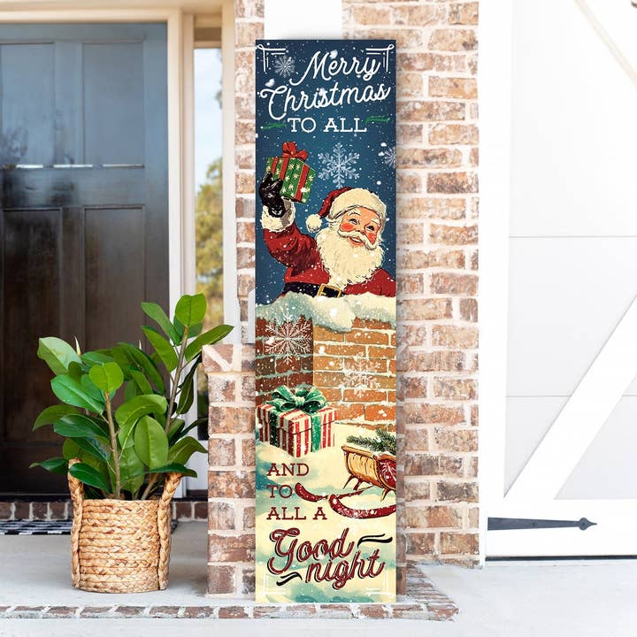 TX USA Corporation - Wholesale Christmas decoration - Classic Vintage Santa Porch Sign | Festive Christmas Outdoor Decor4