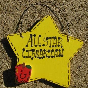 Librarian Teacher Gifts 7013 All Star Librarian para venta al por mayor de Nannie and B's Crafts