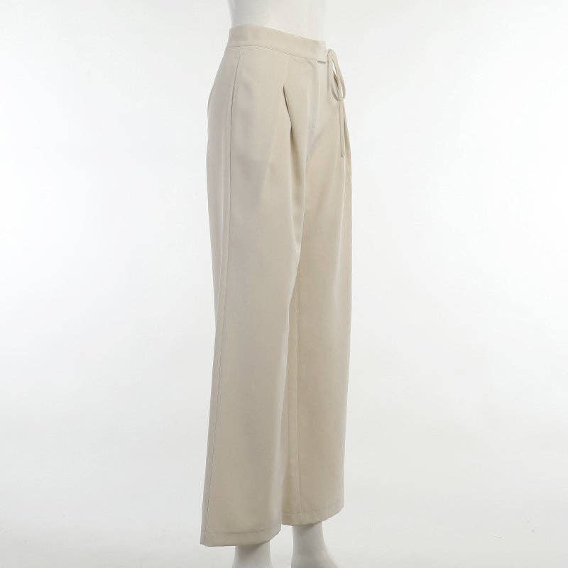 Sweetkama - Vente Pantalon – femme - Pantalon sport ample femme taille haute uni CC21172PF4