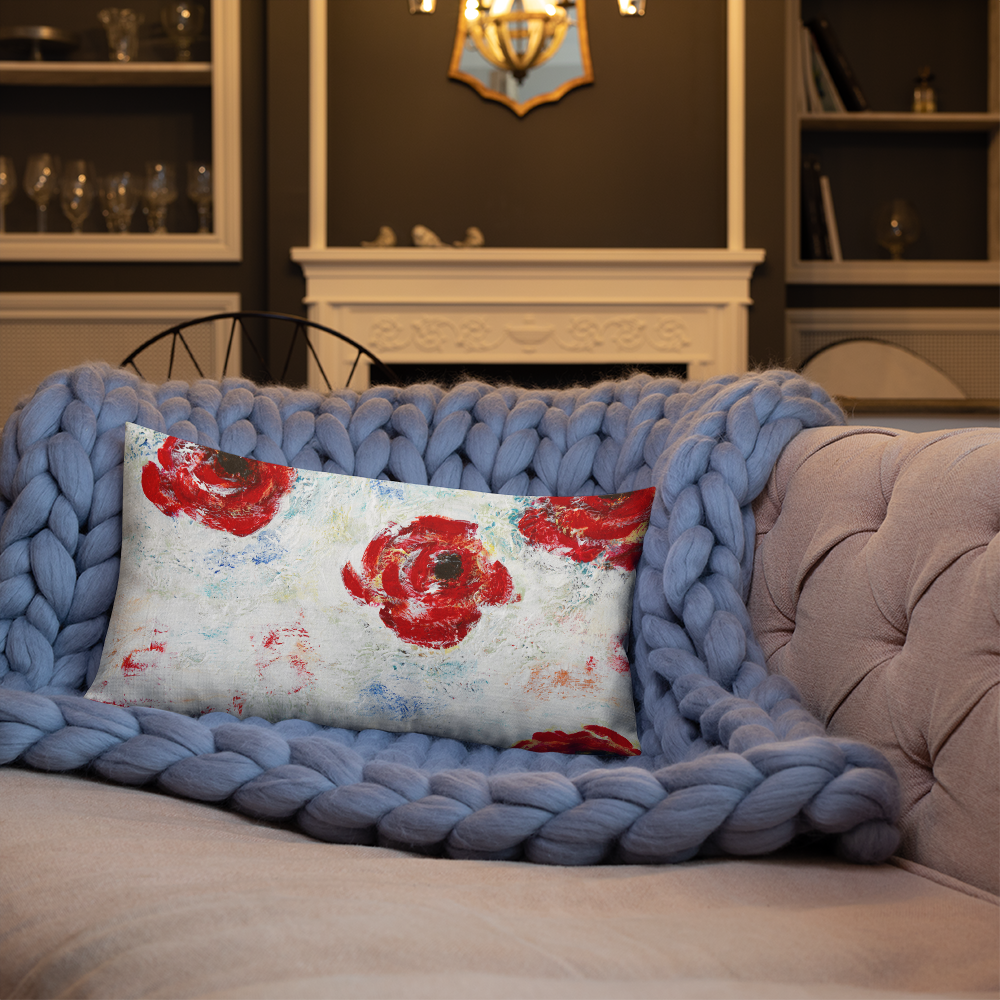 Sheri Biritz Studio - Wholesale Throw/Decorative Pillow - Poppies | Premium Pillow5