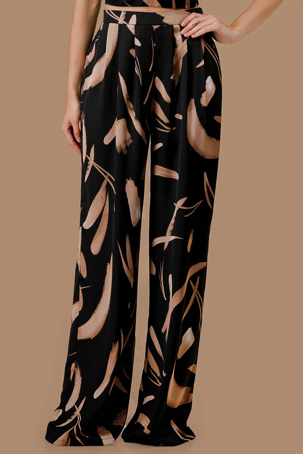 BLACK COMBO ASWF5213E_WOVEN RINT W/ HARDWARE TRIM HALTER SET for wholesale on Faire7