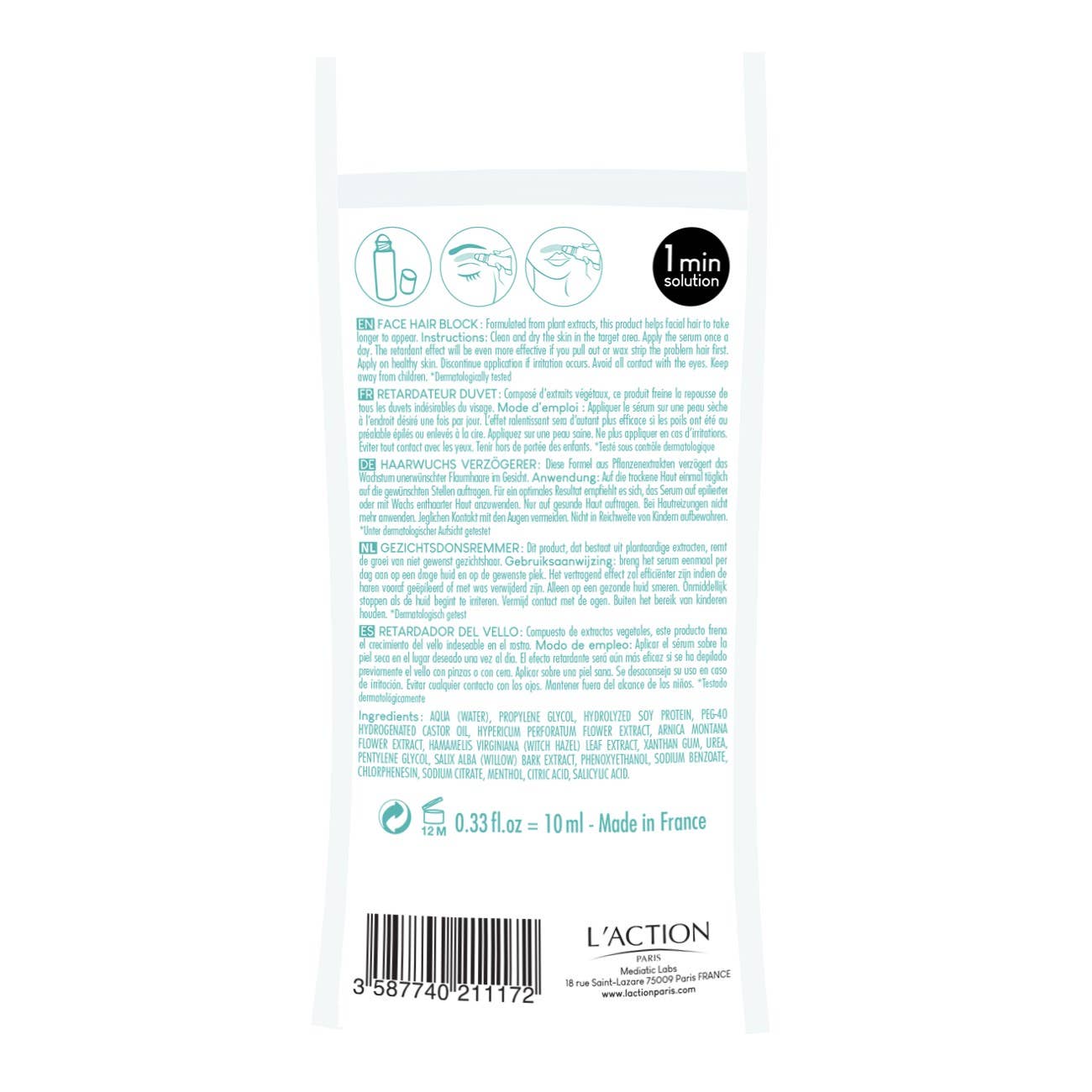 Mediatic Labs - Wholesale Eyebrow Razor/Shaper - Down retardant4