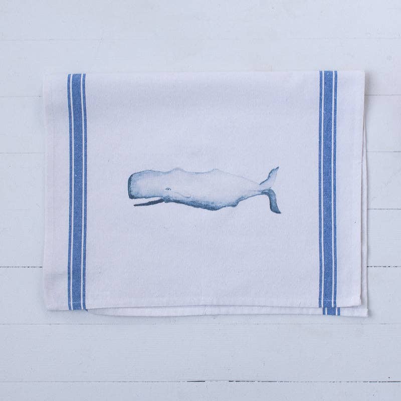 Finding Silver Pennies - Wholesale Tea Towel - Whale Tea Towel2