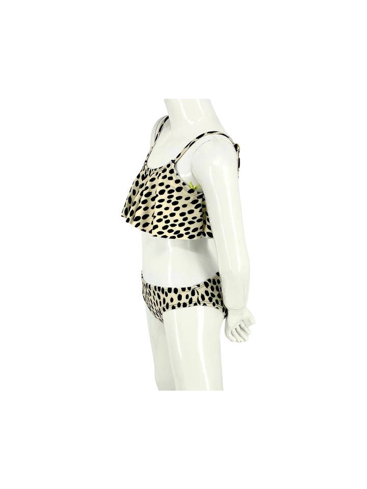 MARINA WEST SWIM - Wholesale Two Piece Swimsuit - Kids - Girls Flutter top moderate two piece bikini - Serval