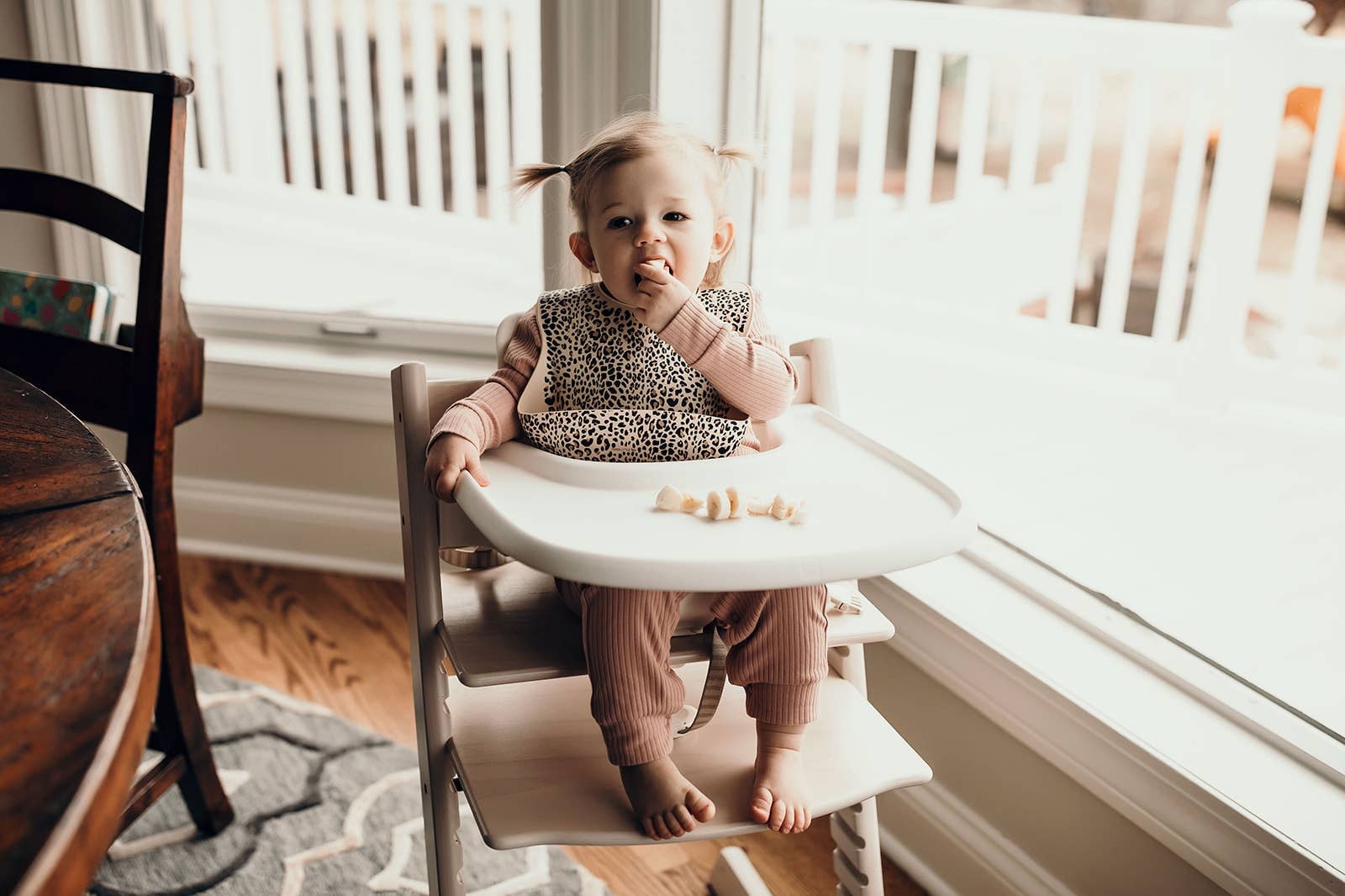 Three Little Tots - Wholesale Bib - Baby - Leopard Print Silicone Bib with Crumb Catcher6