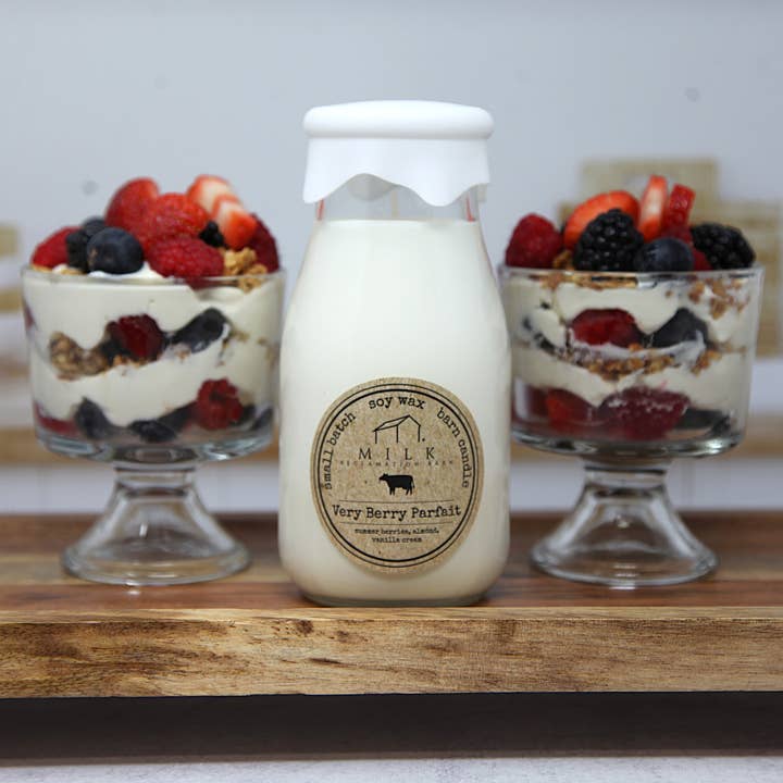 Milk Reclamation Barn - Wholesale Jar/Filled Candle - Milk Bottle Candle 13 oz77