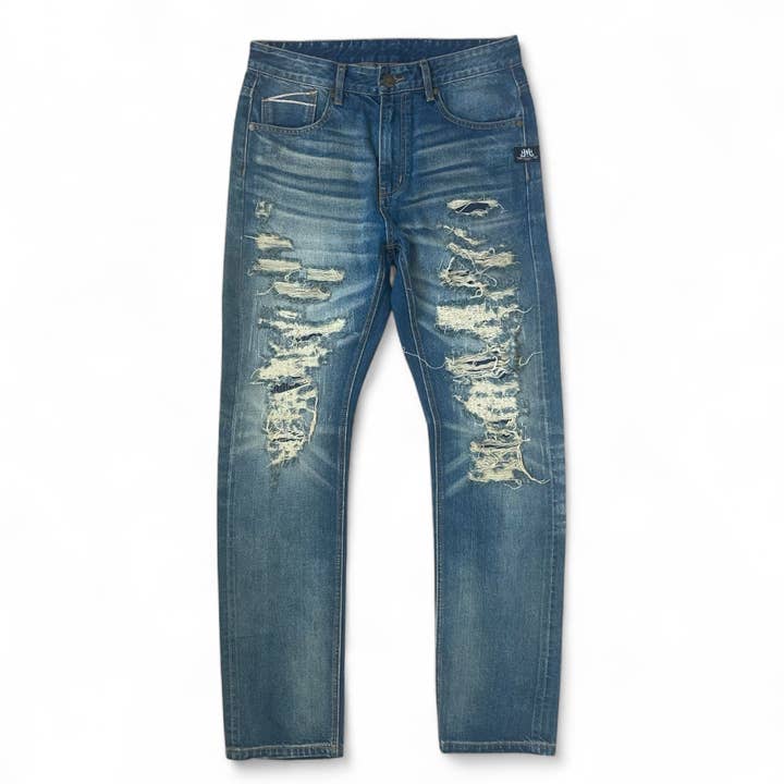 Rugged Urban - Jean en denim gaufré pour la vente par J.HINTON