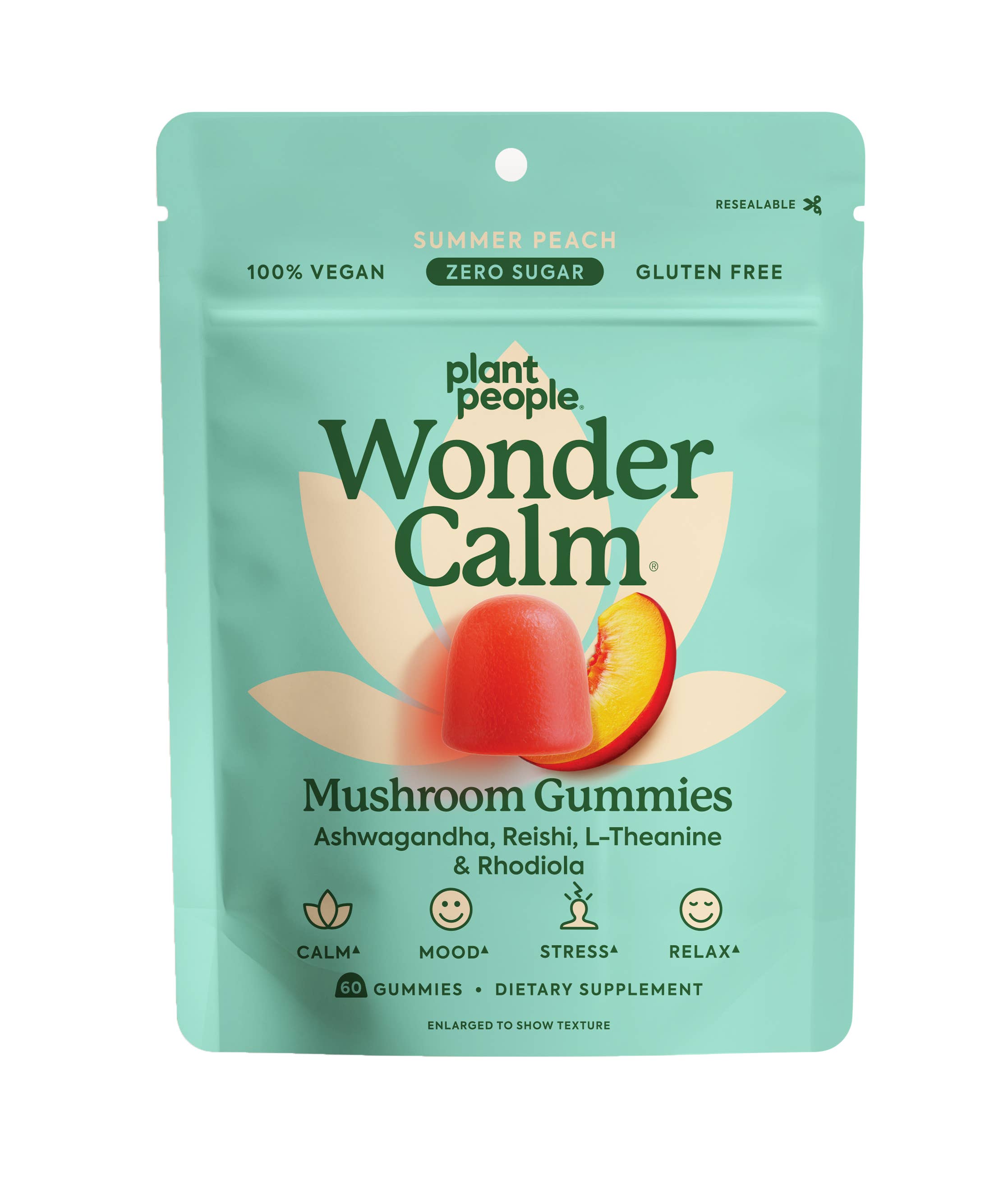 Plant People - Wholesale Oral Supplement/Vitamin - WonderCalm - Super Mushroom Gummies