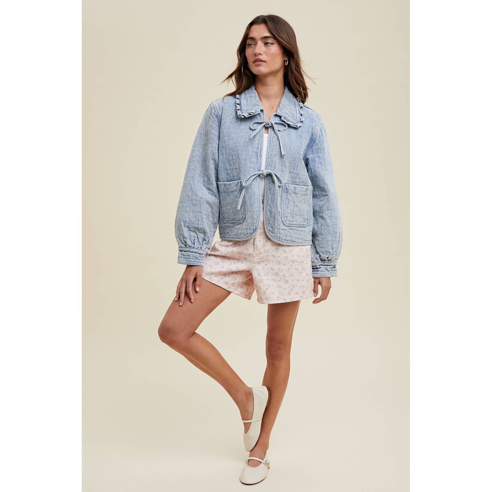 DENIM VESTE EN JEAN MATELASSÉE/WL24-9398 en vente sur Faire1