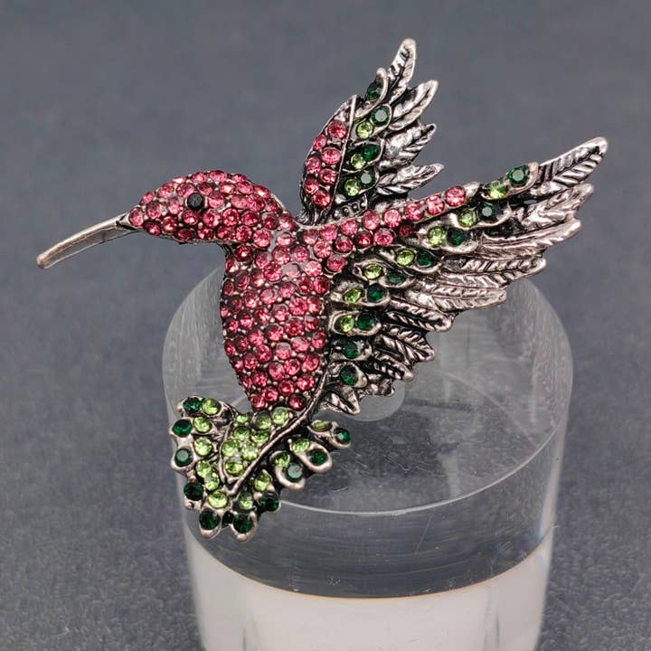 Mio Queena - Wholesale Brooch - Multi-color Rhinestone Hummingbird Brooch9