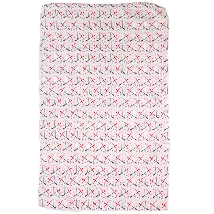 Cupids Bow Waffle Weave Pattern Towels - Valentine Gifts for wholesale by Driftless Studios