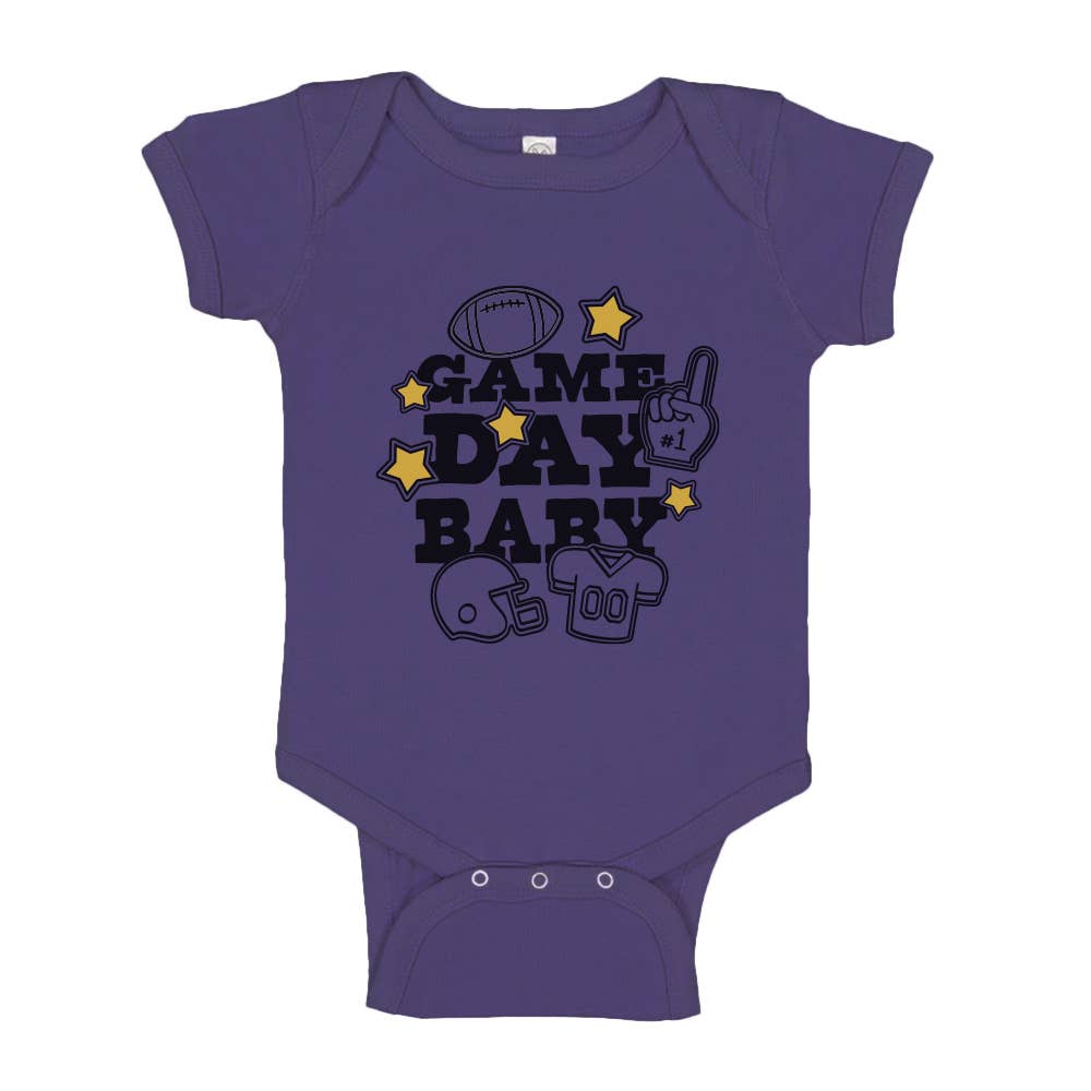 Itsy Bitsy Bella Co - Wholesale Bodysuit (Non-Footed) - Baby - Game Day Baby, Baby Bodysuit5