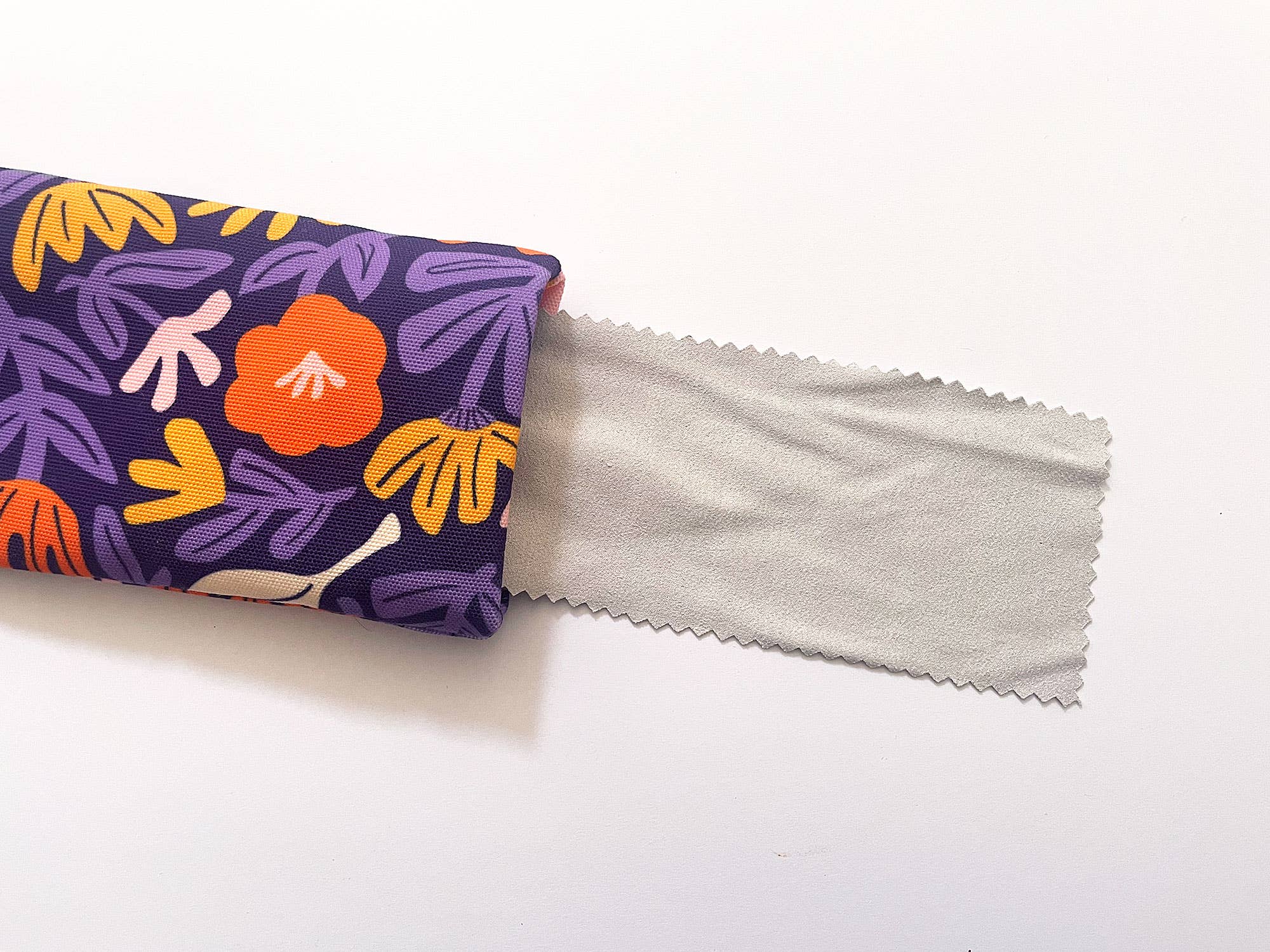 Fabric Drawer - Wholesale Eyewear Cases & Holders - Women's - Handmade Fabric Sunglasses, Glasses Case - Petals (Purple)4