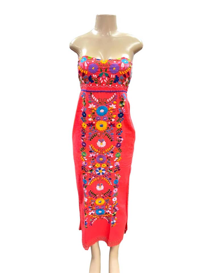 Robe bustier mexicaine Sara pour la vente par Cielito Lindo