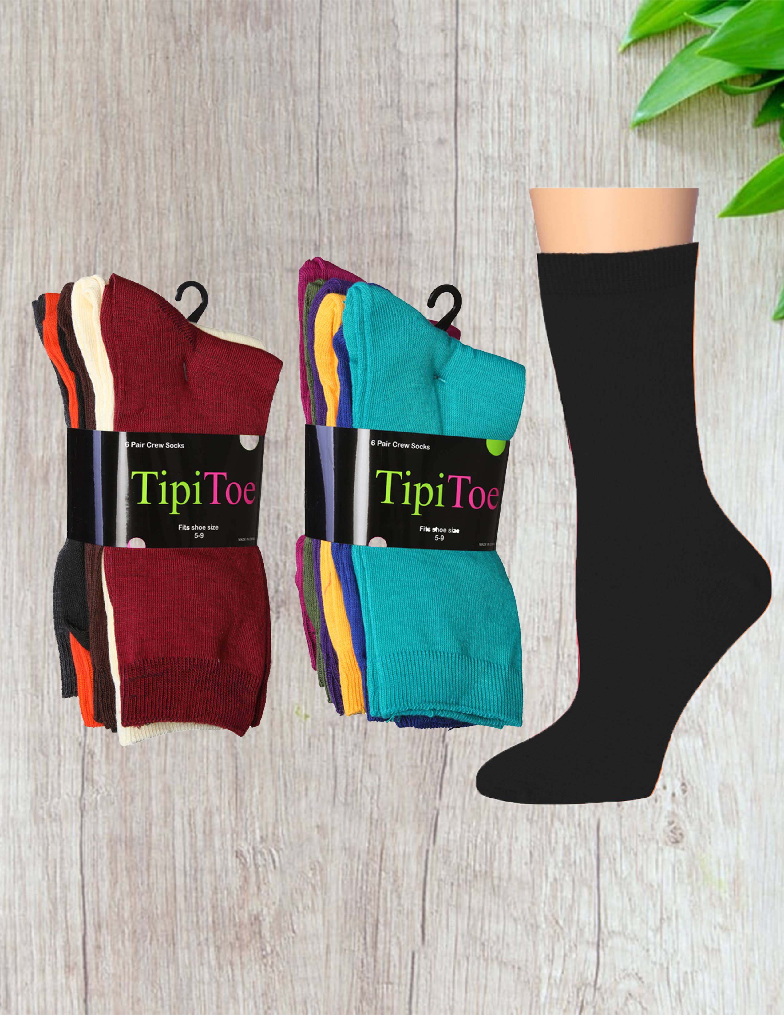 Calcetines Tipi Toe para mujer, paquete de 6, ligeros y divertidos colores  al por mayor para tu tienda - Faire España