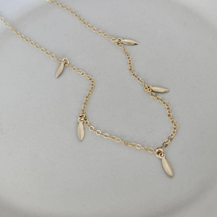 Petal Necklace for wholesale by Rope and Leather