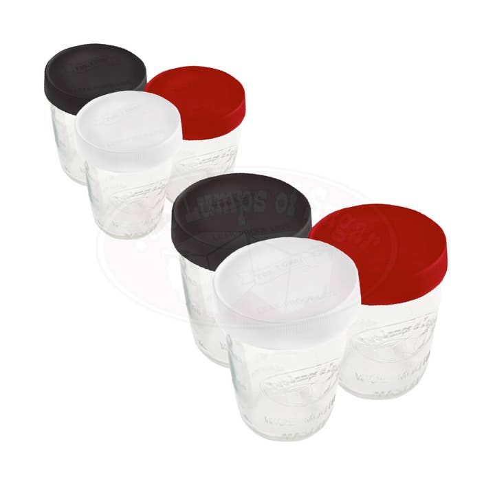 Leak-Proof Regular Mouth Mason Jar Lids- 6 per Box Assorted Colors for wholesale by Two Lumps of Sugar