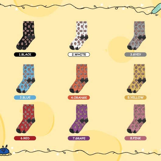 OJBKDesign - Wholesale Socks - Unisex - Custom Multi Face Socks, Pet Photo Socks