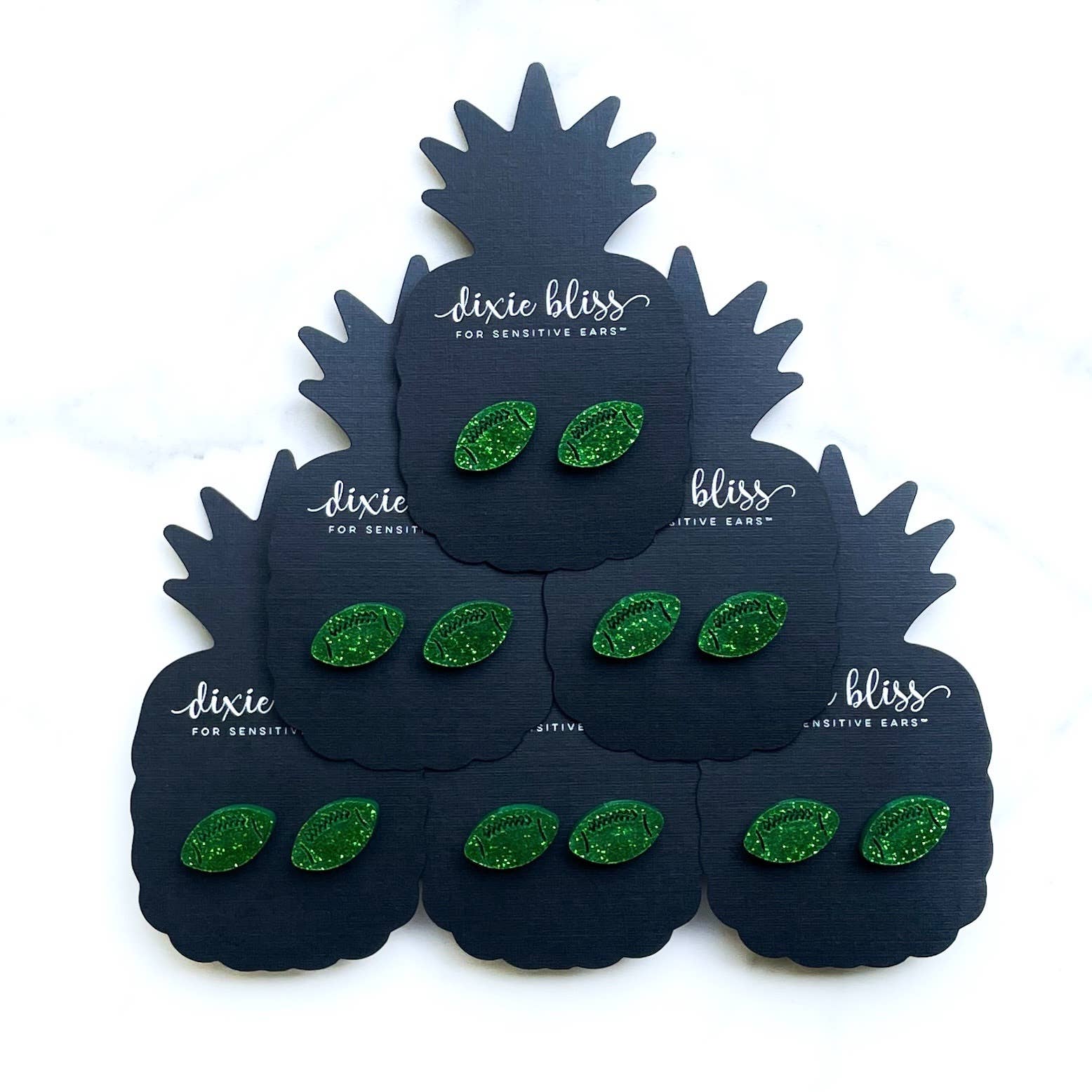 Dixie Bliss - Wholesale Stud/Post Earrings - Football Sport Team Stud Earrings - 12 colors!19