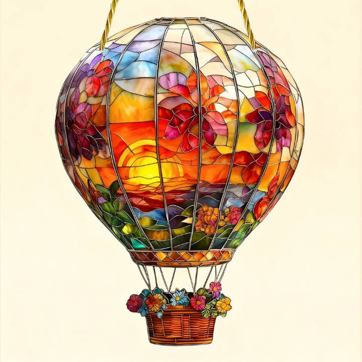 RETRO COLORFUL HOT AIR BALLOON DECORATIVE PENDANT_CWMM10508 for wholesale by DOUBLJU