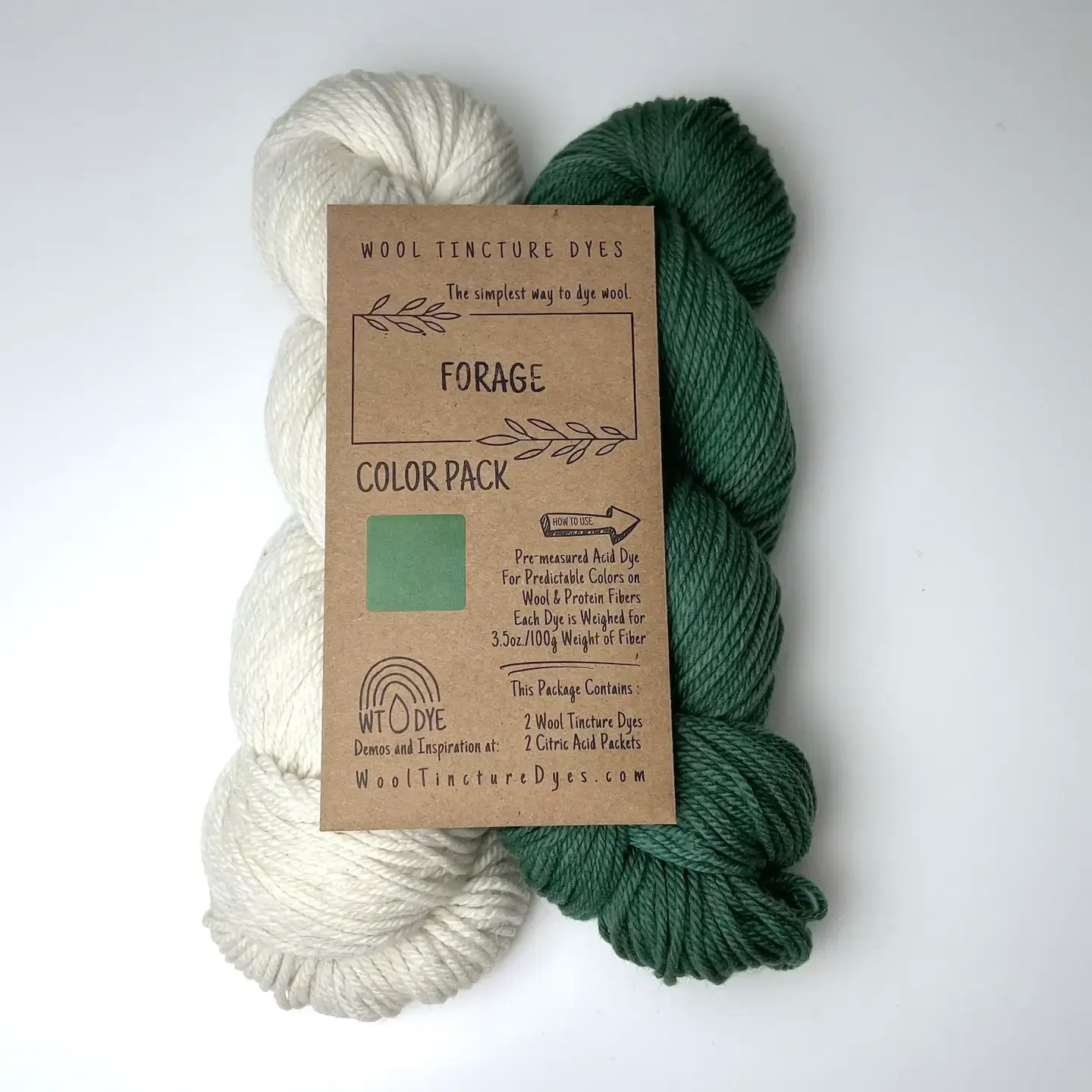 Wool Tincture Dyes - Wholesale Knitting/Crochet Supplies - Color Pack - Tea Bag Dye System10