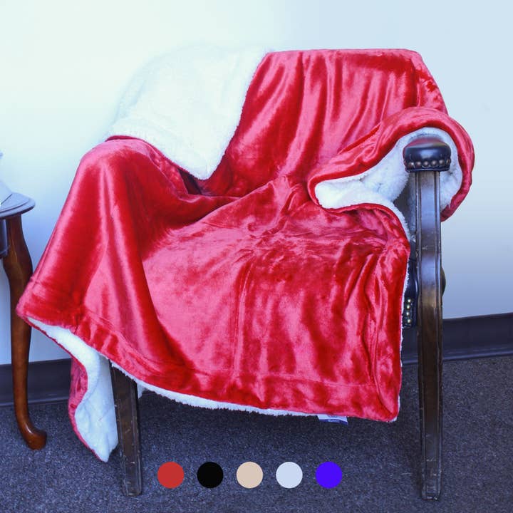 Pro Towels - Wholesale Throw Blanket - Luxury Sherpa Throw – Plush Holiday Blanket for Winter Gifts7