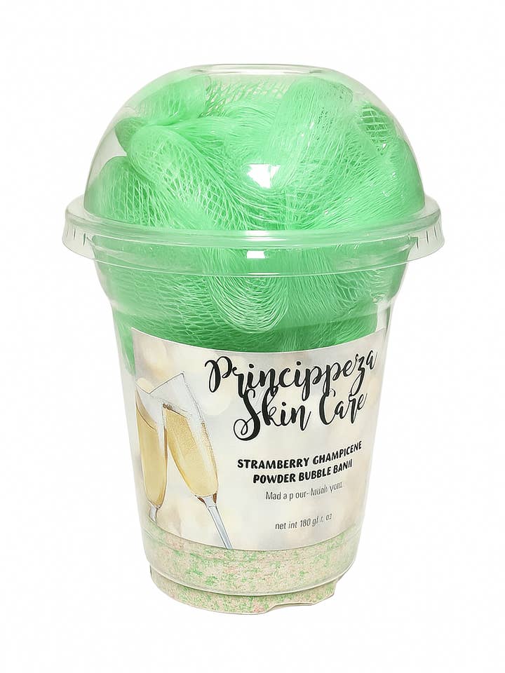 Champagner-Puder-Schaumbad-Becher für den Großhandel von Princippeza Skincare