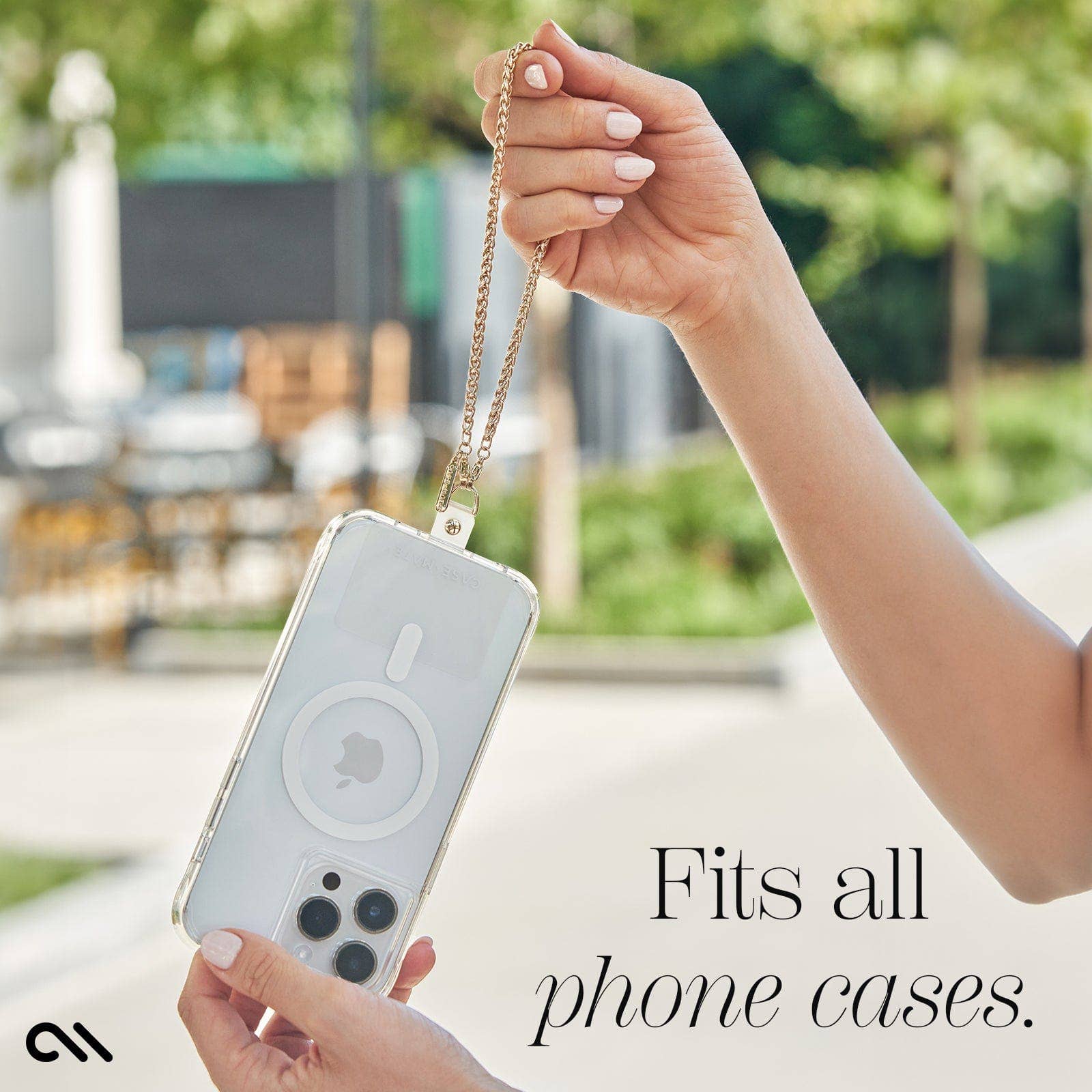 Dainty Gold Chain Phone Charm for wholesale on Faire1