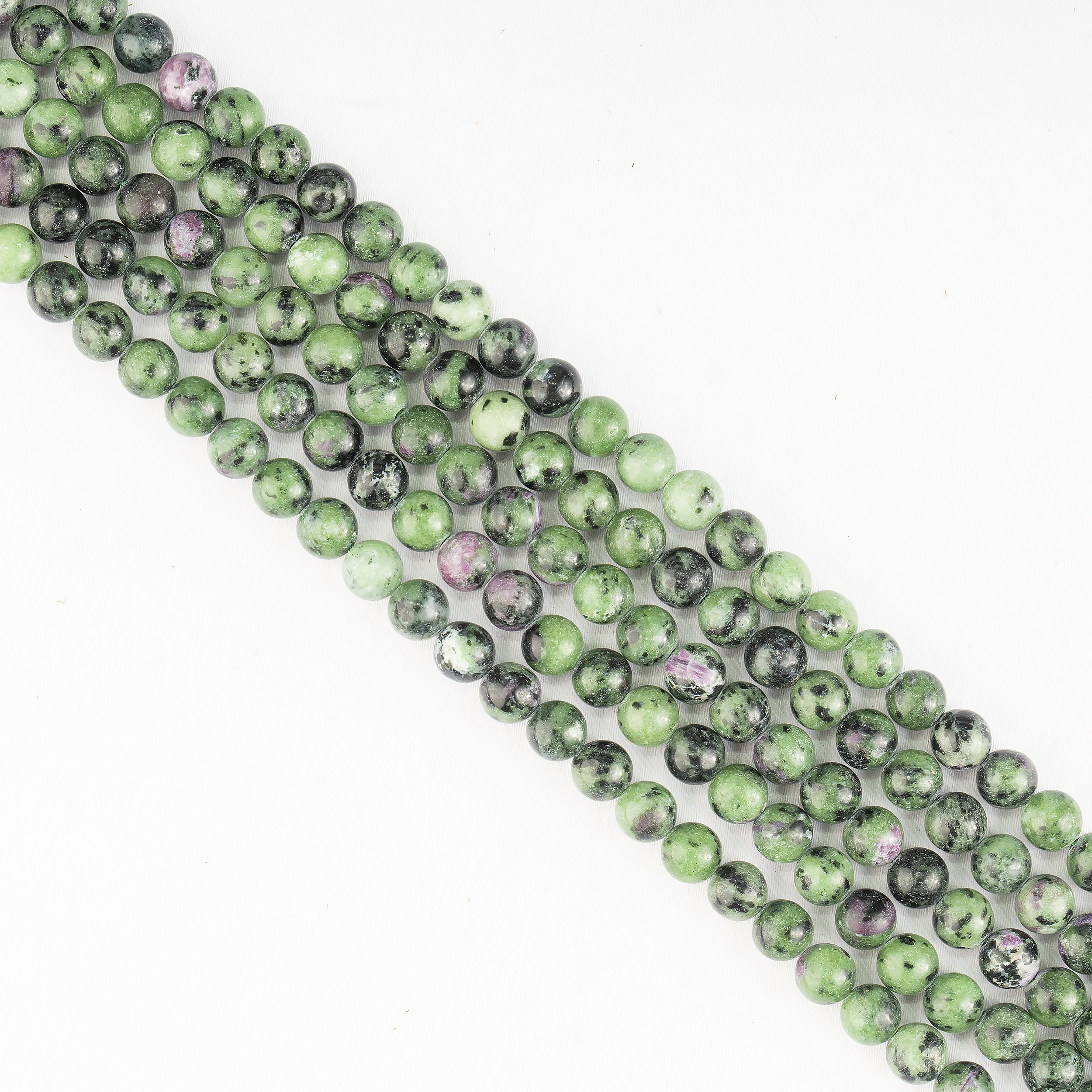 Soothing Crystals Beads - Vente Perle - Perles Rondes en Cristal | Rubis Zoïsite | Perles de Pierres de Guérison10