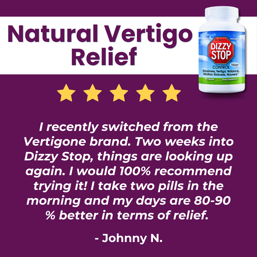 Dr. Bartons - Wholesale Oral Supplement/Vitamin - Dizzy Stop®: Vertigo, Dizziness, Motion Sickness Supplement13