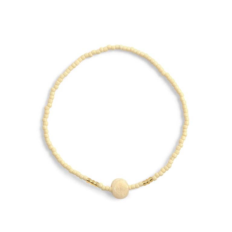 ByBazz – wholesale Beaded bracelet – Armband Gold and Glow2