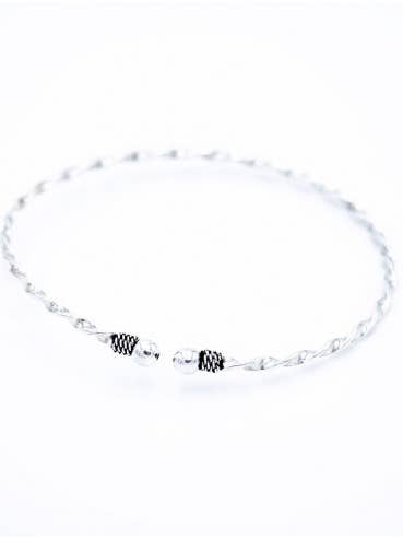 Rigid Silver Bracelet for wholesale by Kimago Look