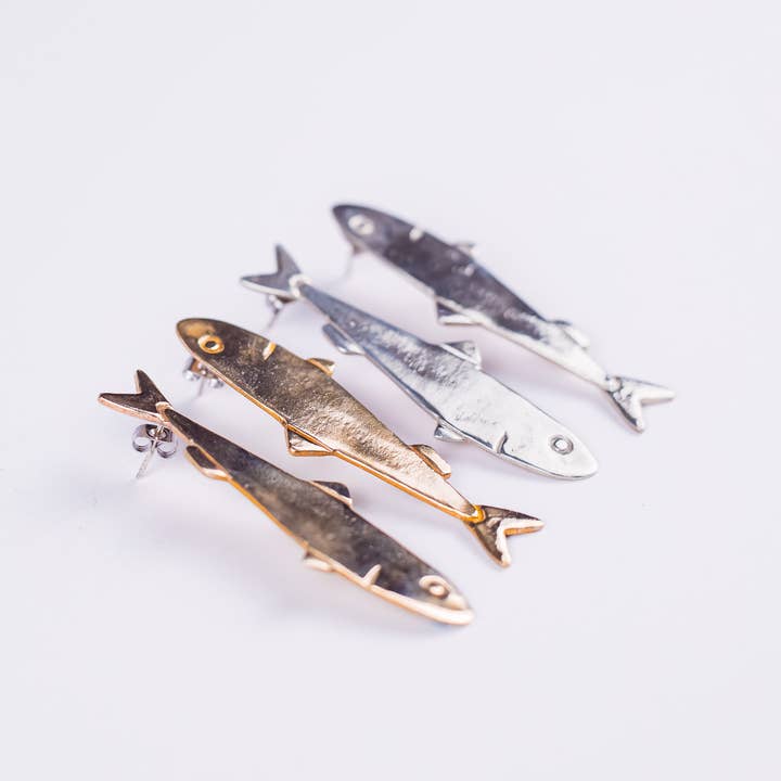 Warm House Designs - Wholesale Stud/Post Earrings - Sardine Earrings
